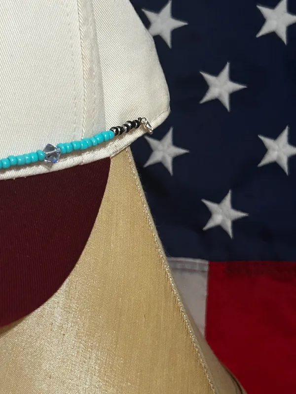 Beaded Hatchain Kick rocks Cowboy handmade brand new - Image 5