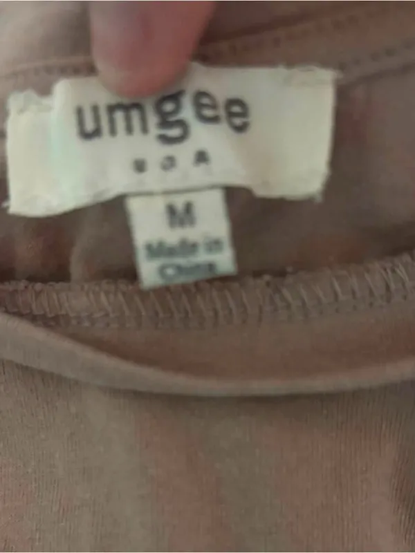 Umgee Dusty Rose Ruffle Mesh Sleeve Pullover - Image 2