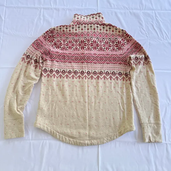 Vineyard Vines M Dreamcloth Fair Isle Shep Shirt Quarter Zip Pullover - Image 7
