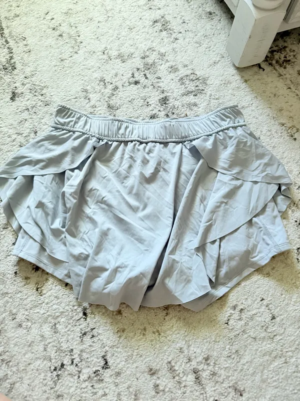 grey athletic skirt Gray Size L - Image 2