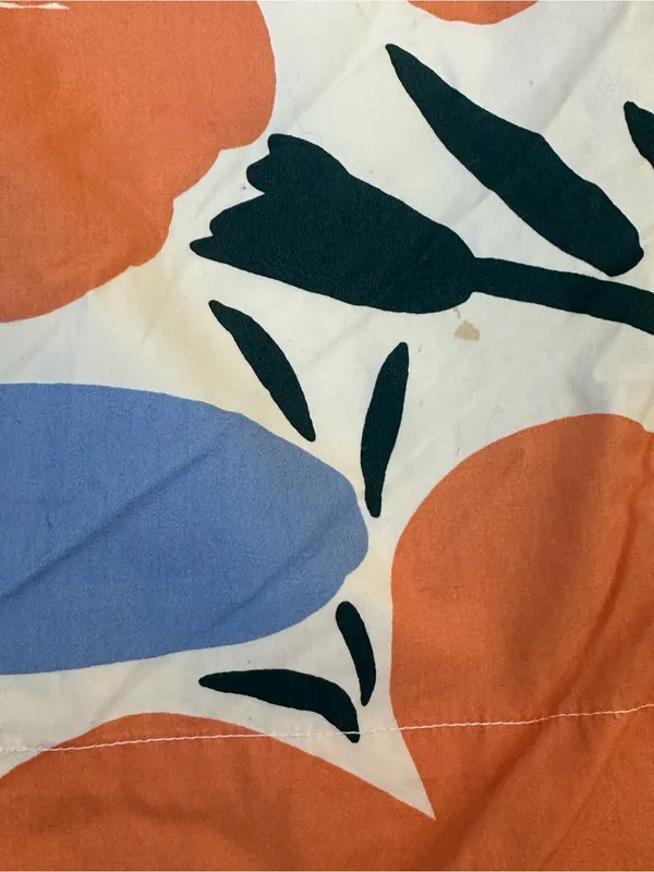 Marimekko x Uniqlo Wide Leg Pants High Waist Retro Abstract Floral Scandi-Chic - Image 7