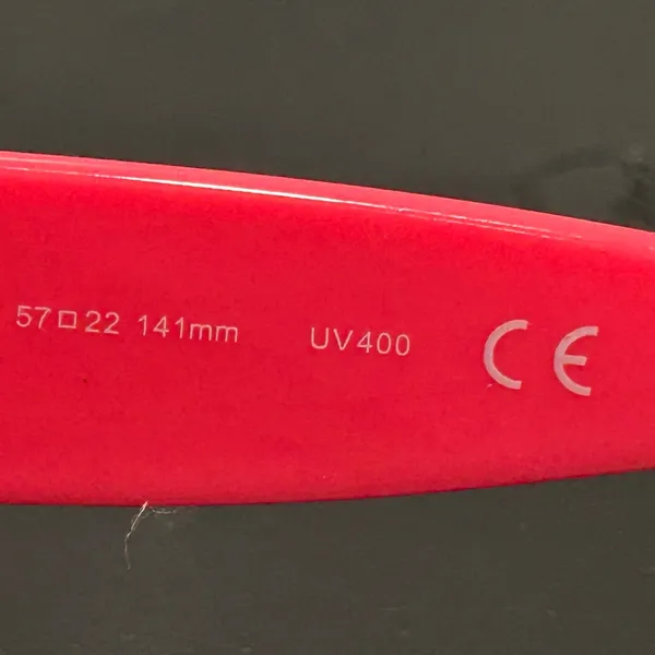 Stylish Hot Pink Sunglasses Red - Image 7