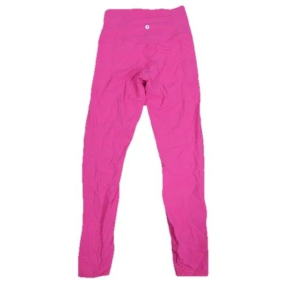 Halara Leggings Womens XS Pink 7/8 High Rise Stretch Athletic Yoga Gym Workout - Image 2