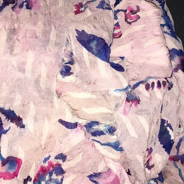 Tanya Taylor Blaire Pink Floral Silk Ruffle MIDI Dress Faux Wrap Flowers v6x - Image 10