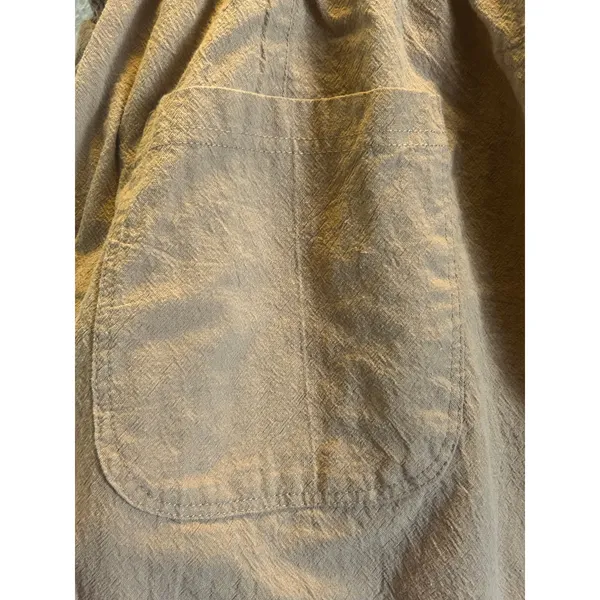 Mono b brown wide leg crop elastic waist pants Large classic - Image 7