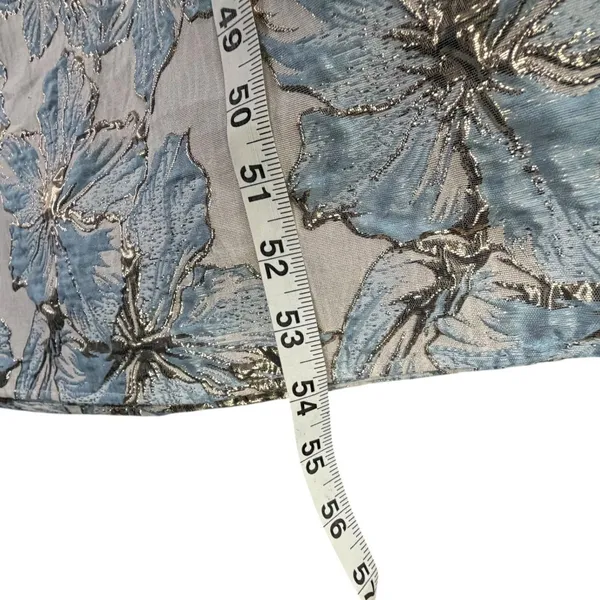 Petal & Pup Yasmine Maxi Dress Womens M Baby Blue‎ Floral Empire Waist Coquette - Image 10