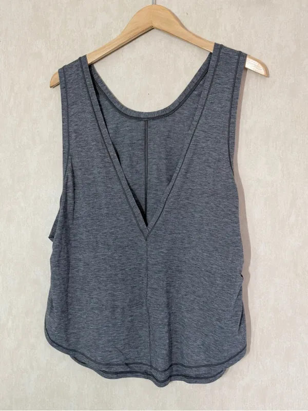 Lululemon Women’s Victory Lap Tank Top in Heathered Black 10 - Image 5