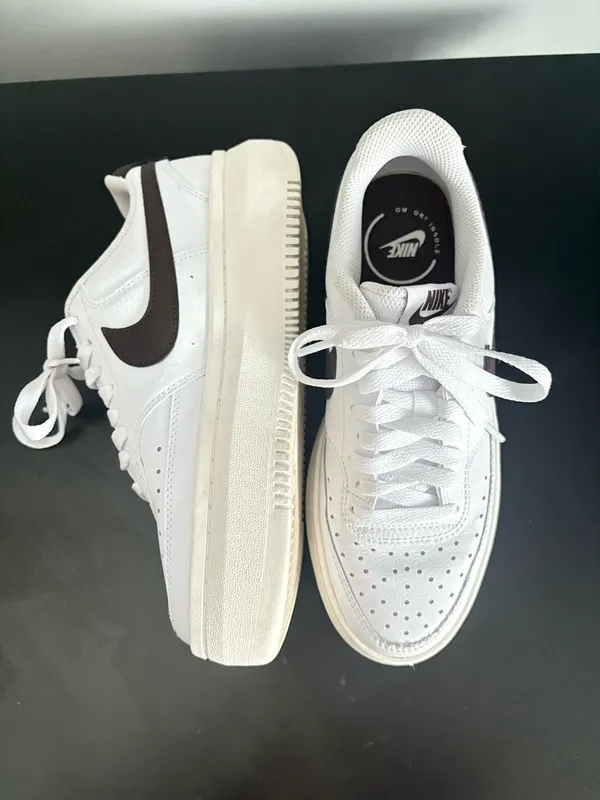Nike Platform Force Shoes Brown Nike Sign - Image 2