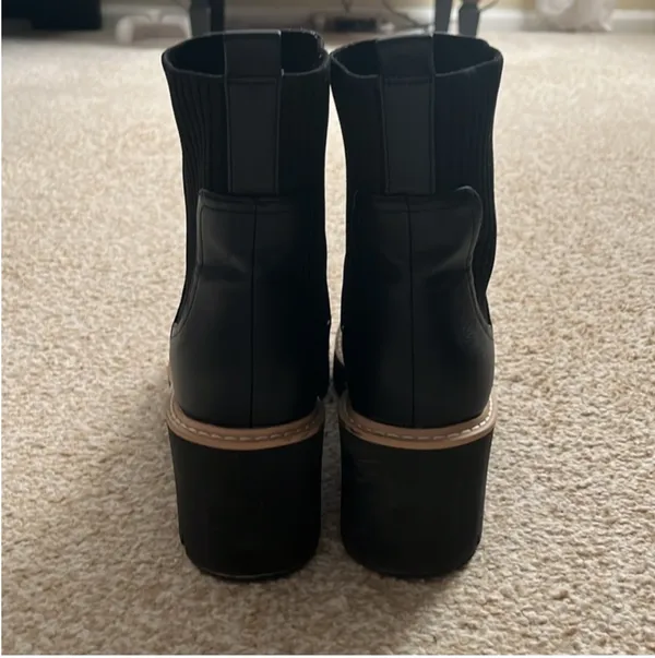DV by Dolce Vita Black Ankle Boots - Trooper Boots - Image 2