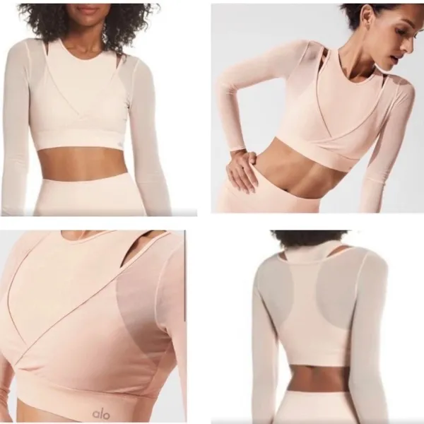 Alo yoga pivot long sleeve shirt xs   - Image 3