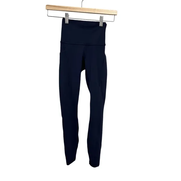 NEW Lululemon Wunder Train High-Rise Tight 0 with Pockets 25 True Navy - Image 5