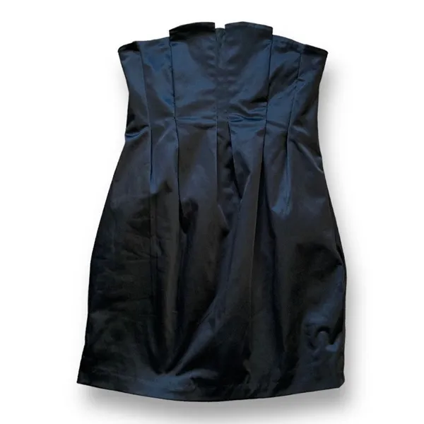 Gestuz Women's Dress Pleated‎ Corset Strapless Black Formal Mini Size 38 - Image 10