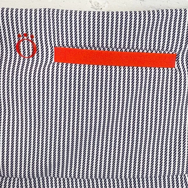 Kinona Womens Golf Skort Italian Nylon Stretch Fabric Navy Blue Stripe Size XS - Image 6