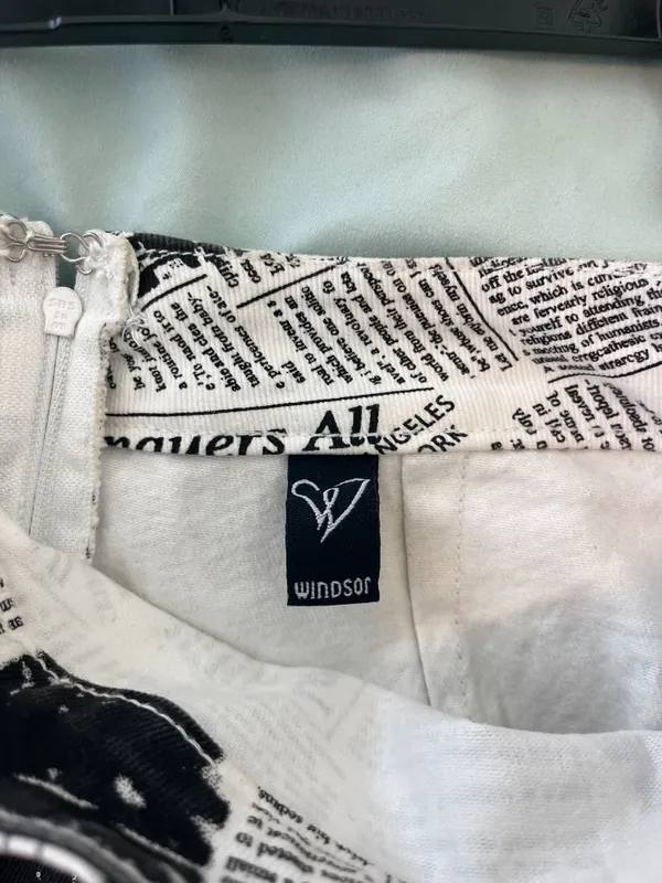 Windsor Newspaper Skirt - Image 4