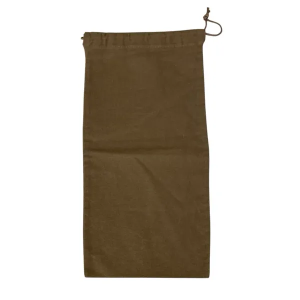 Gucci Brown Canvas Drawstring Dust‎ Bag Travel Storage Pouch 17x7 Inches Luxury - Image 3