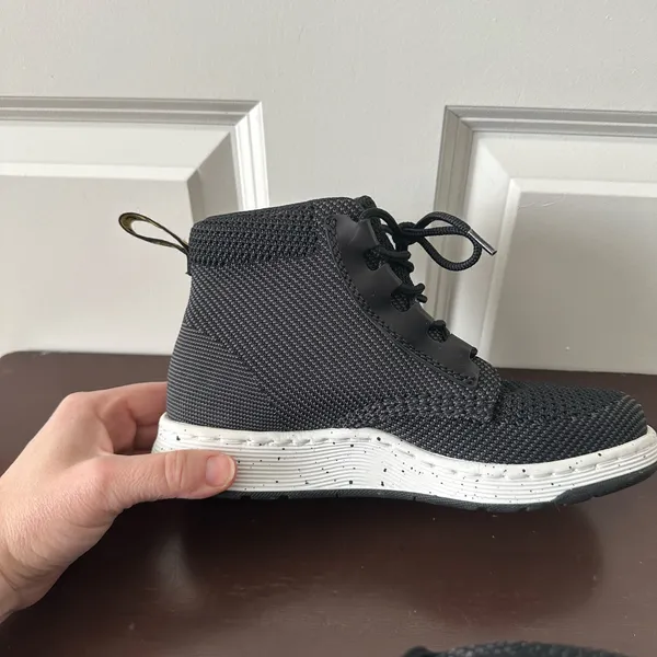 Dr. Martens Women’s High Top Telkes Black Knit Sneaker Size 5 - Image 6