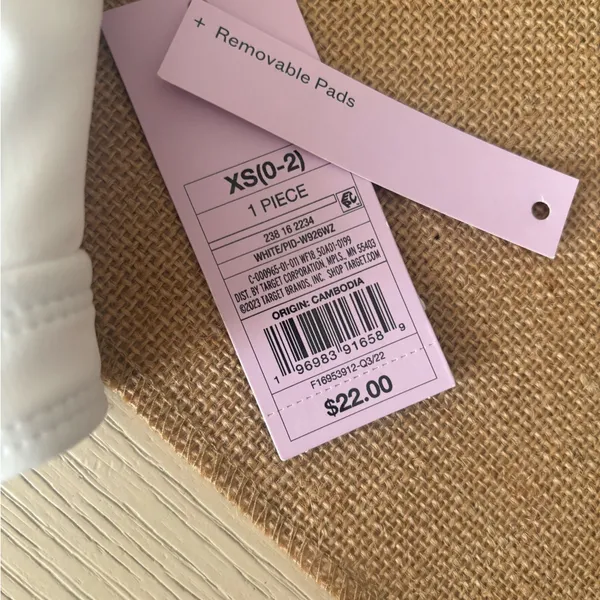 NWT XS White 2 piece bathing suit - Image 4