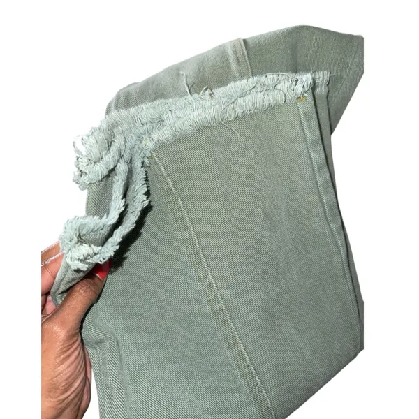 Entro Light Green Textured Pants - Image 5