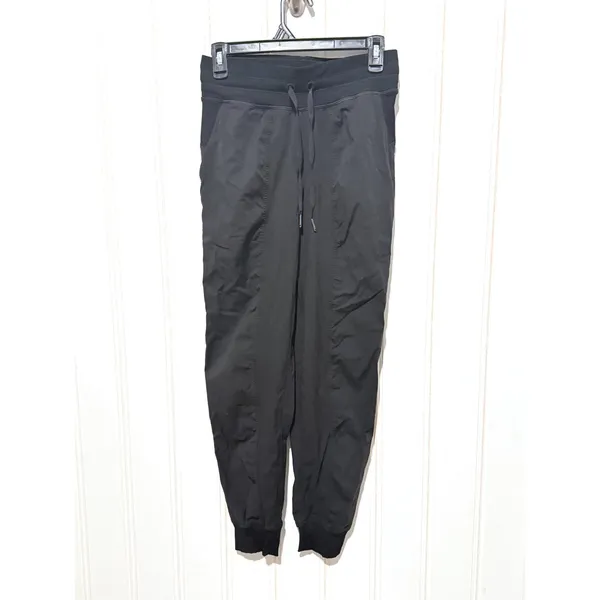 Lululemon Dance Jogger Black High Rise Pants LW5ENMS Size 4 - Image 9
