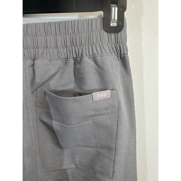 FIGS‎ Charlotte Slim Fit Scrub Pants Cargo Pockets Jogger Gray XXS NWT - Image 8