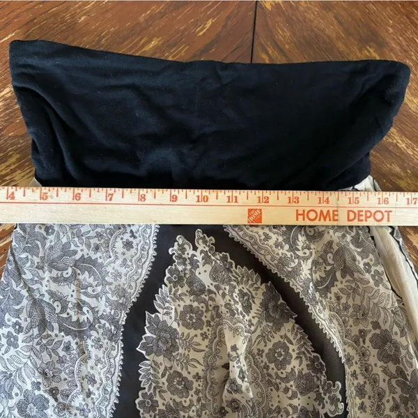 Vintage 90s Y2K Nicole Miller collection vintage silk long strapless dress - Image 4