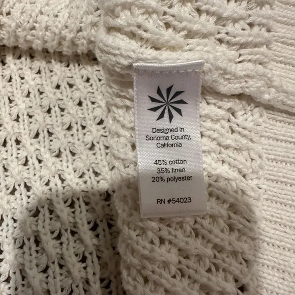 Athleta Seychelles sweater cream‎ xxs - Image 7