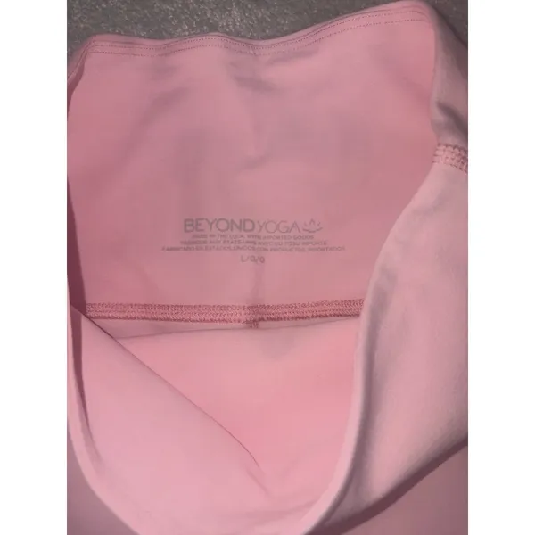 Beyond Yoga Spacedye High Waisted Midi Leggings Fresh Pink Heather Size L NWT - Image 4