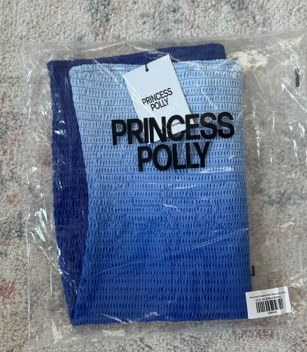 Princess Polly Blue Ombre Murphies Strapless Mini Dress - Image 6