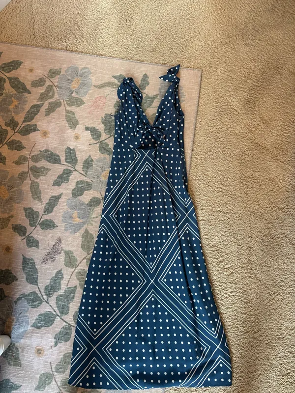 Abercrombie Polka Dot Dress Midi - Image 3