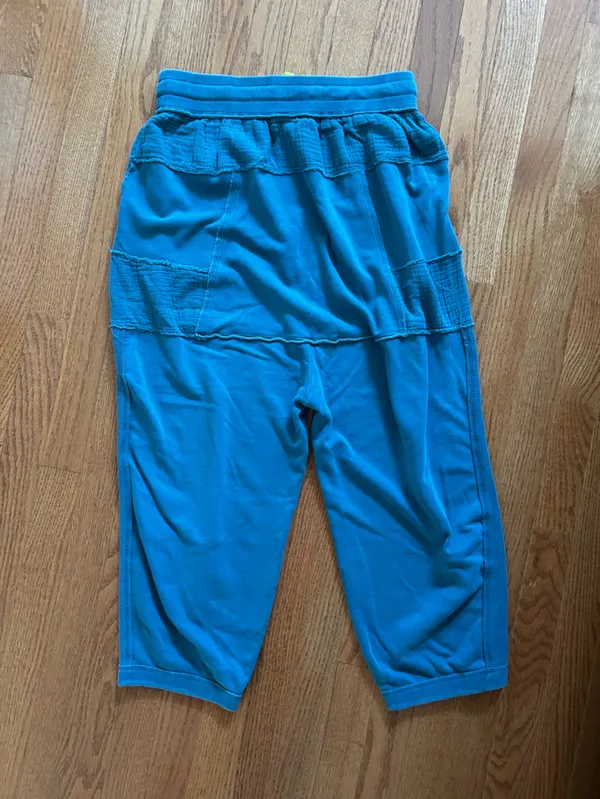 Anthropologie daily practiceTeal Jogger Sweatpants with Drawstring - Image 3
