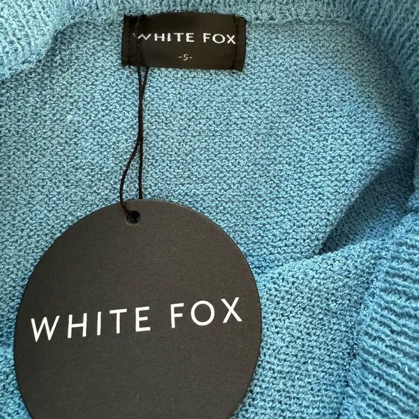 White fox knit skirt - Image 3