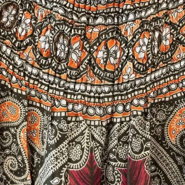 Harem Garden Rayon Aztec Tribal Festival Gypsy Bohemian Yoga Pants SZ 3XL #2591 - Image 11