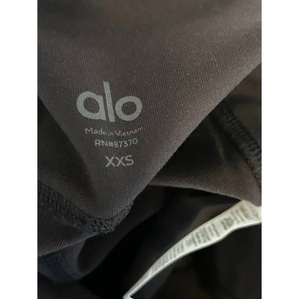 NWT Alo Yoga High Waisted Airbrush Leggings Black Size XXS - Image 6