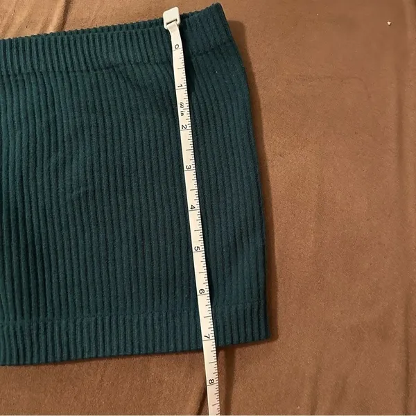 Aura Ribbed Emerald Green Bandeau Size M/L - Image 4