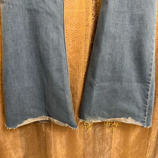 Free People We The Free Penny Pull-On Flare Jeans Light Wash Size 31 - Image 5