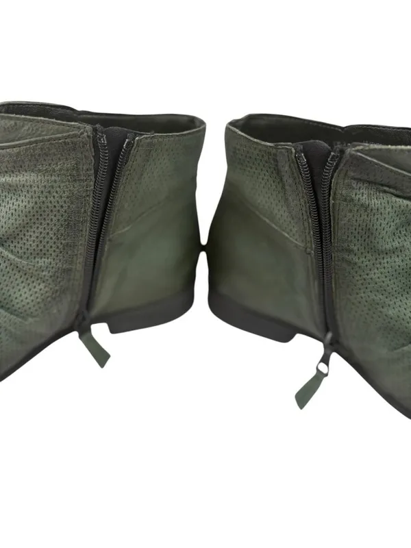 *Miz Mooz Sallie Ankle Boots Womens Size 40 Green Leather Comfort Casual Classic - Image 10