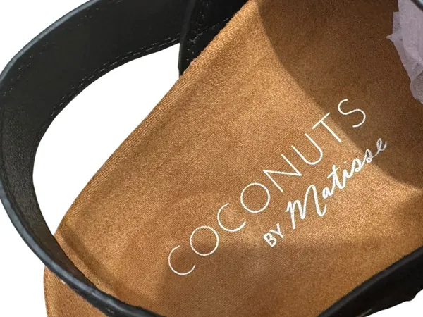 COCONUTS BY MATISSE Tyler Faux Suede Mules 8 Black $95 Retail NEW - Image 10
