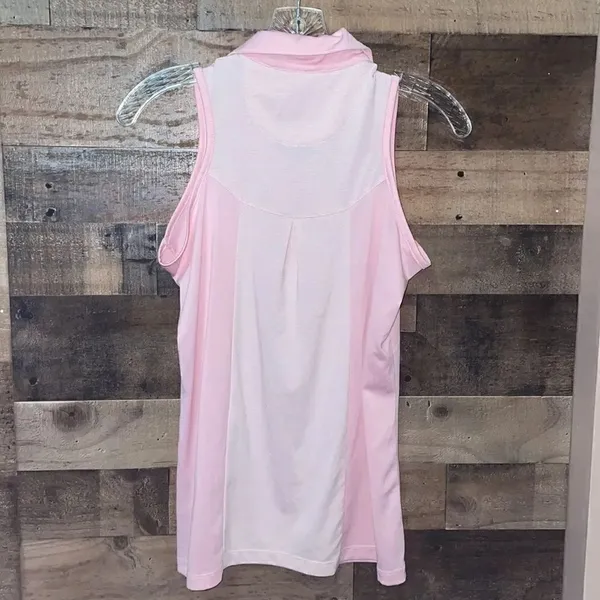 Ping Pink Sleeveless Kansas State Embroidered Golf Polo - Image 7