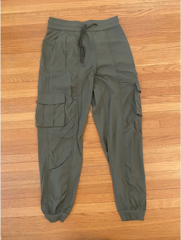 Women's Jogger Cargo Pants Green - Image 2