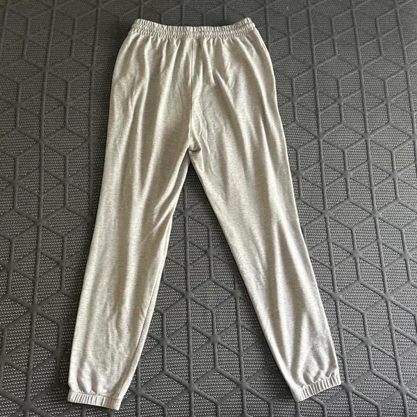 Women’s Forever 21 Gray Soft Joggers with Drawstring Waist Size L - Image 5