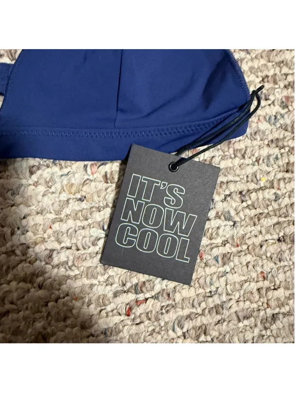 NWT Its Not Cool CONTOUR BIKINI TOP - BIJOU BLUE- Size Large - Image 4