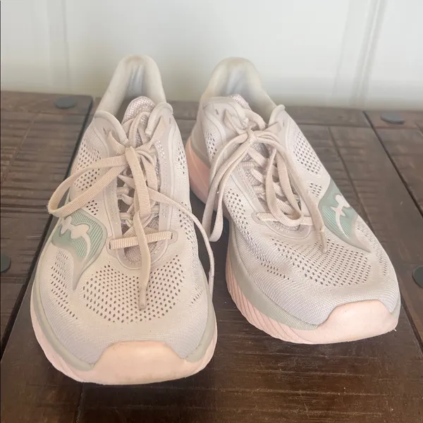 Saucony Ride 15 Womens Size 9.5 Pink‎ Athletic Running Shoes Sneakers FoamFit - Image 4