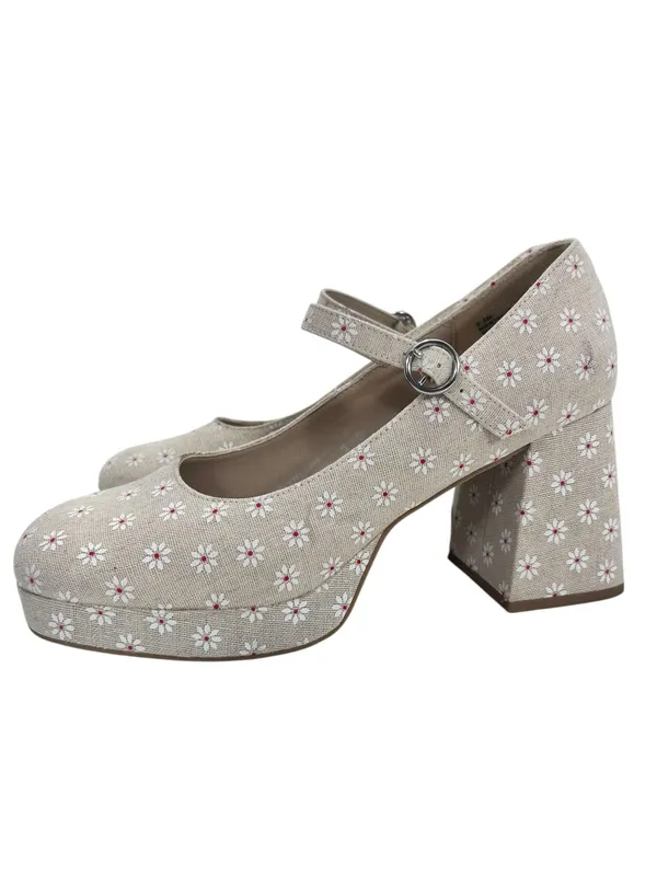 Madden Girl Mantel Floral Mary Jane Platform Heels - Image 2
