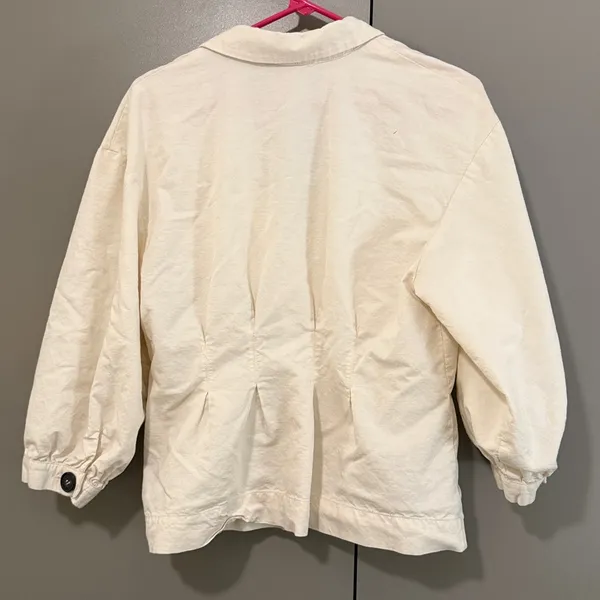 Free People Night Moves Top Ivory Size Medium Peplum Design - Image 6