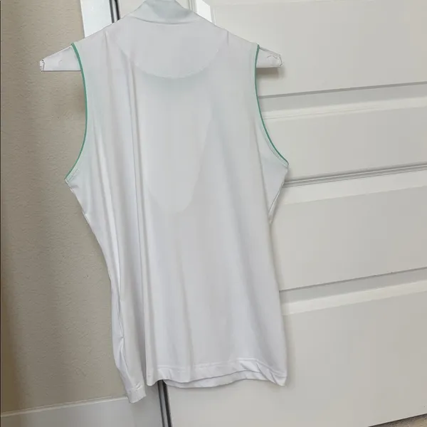 3 for $15!! White mint green sleeveless tennis tank top - Image 3