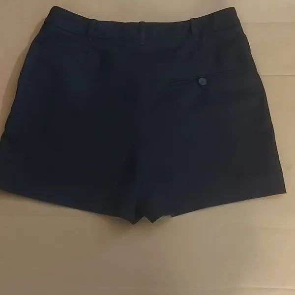 Zara Basic Navy Short M Classic Preppy Nautical Academia Minimalist Slow Fashion - Image 4