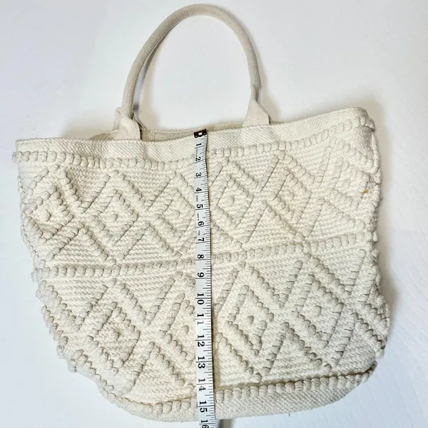 Shade & Shore Jacquard Print Blanket Tote Handbag‎ - Image 7