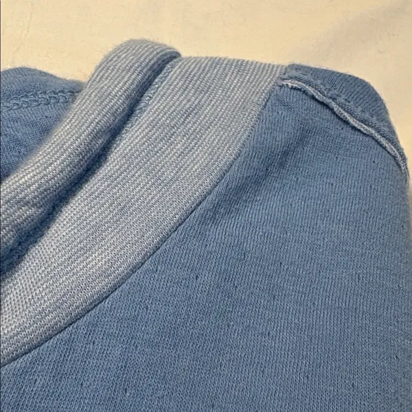 Women’s Multiples Ice Blue Cotton Top SZ S Athleisure Comfy Casual - Image 10