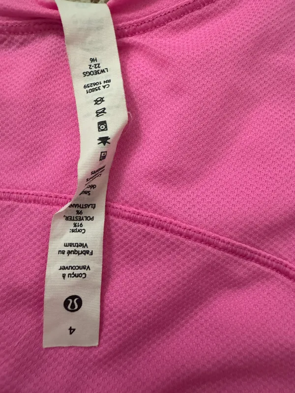 Lululemon Short Sleeve Top - Image 3