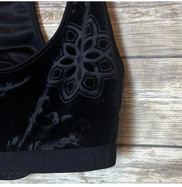 KILLSTAR Mortalia Black Bralett Size S - Image 5